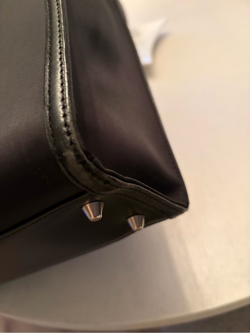 Burberry Black Structured Vintage Tote Bag/Briefcase - Picture 8 of 16